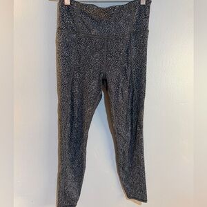 Athleta Black and White Patterned Leggings